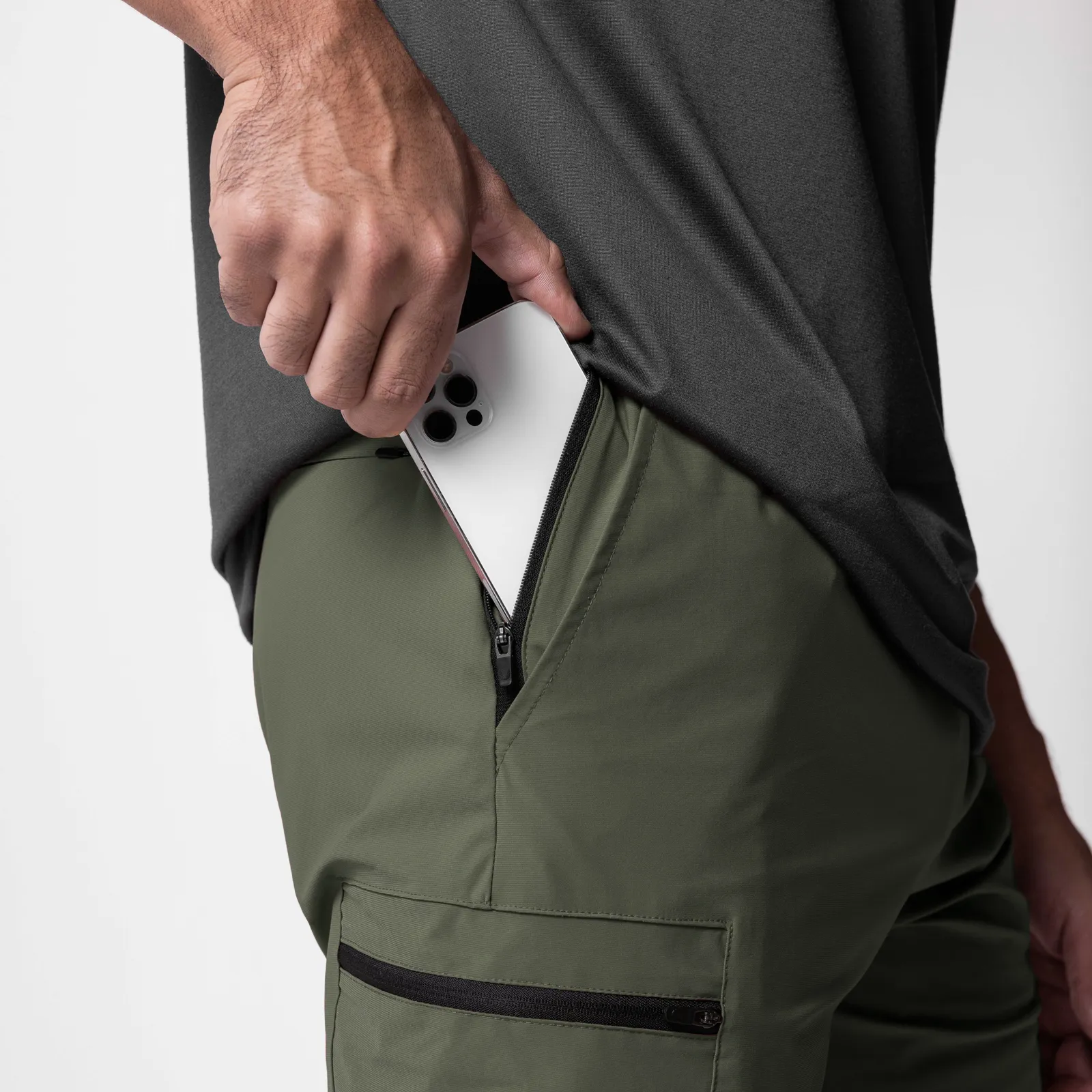 0656. Tetra-Lite® Standard Zip Jogger - Olive