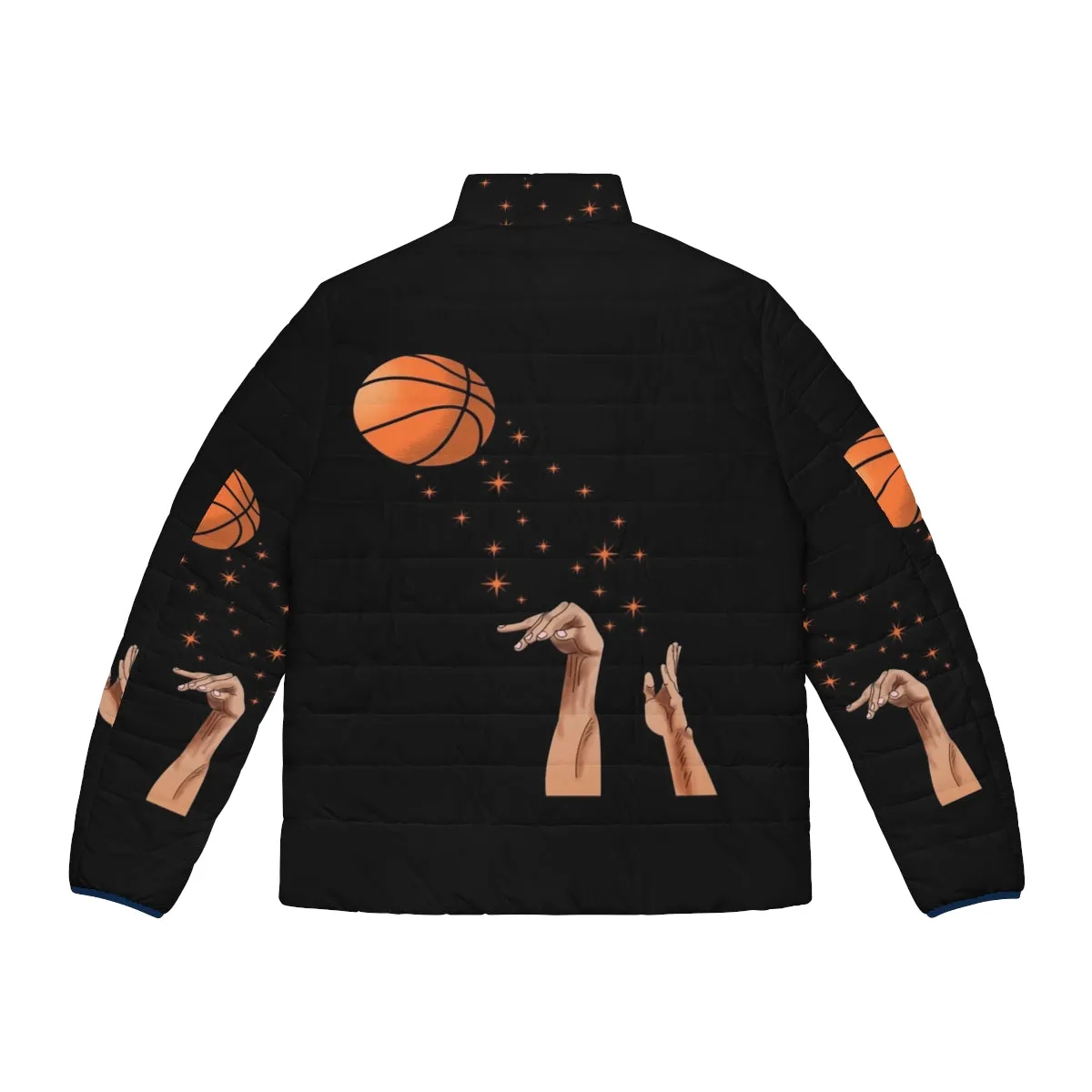 3 Point Puffer Jacket - Basketball Fan Apparel for Sports Enthusiasts