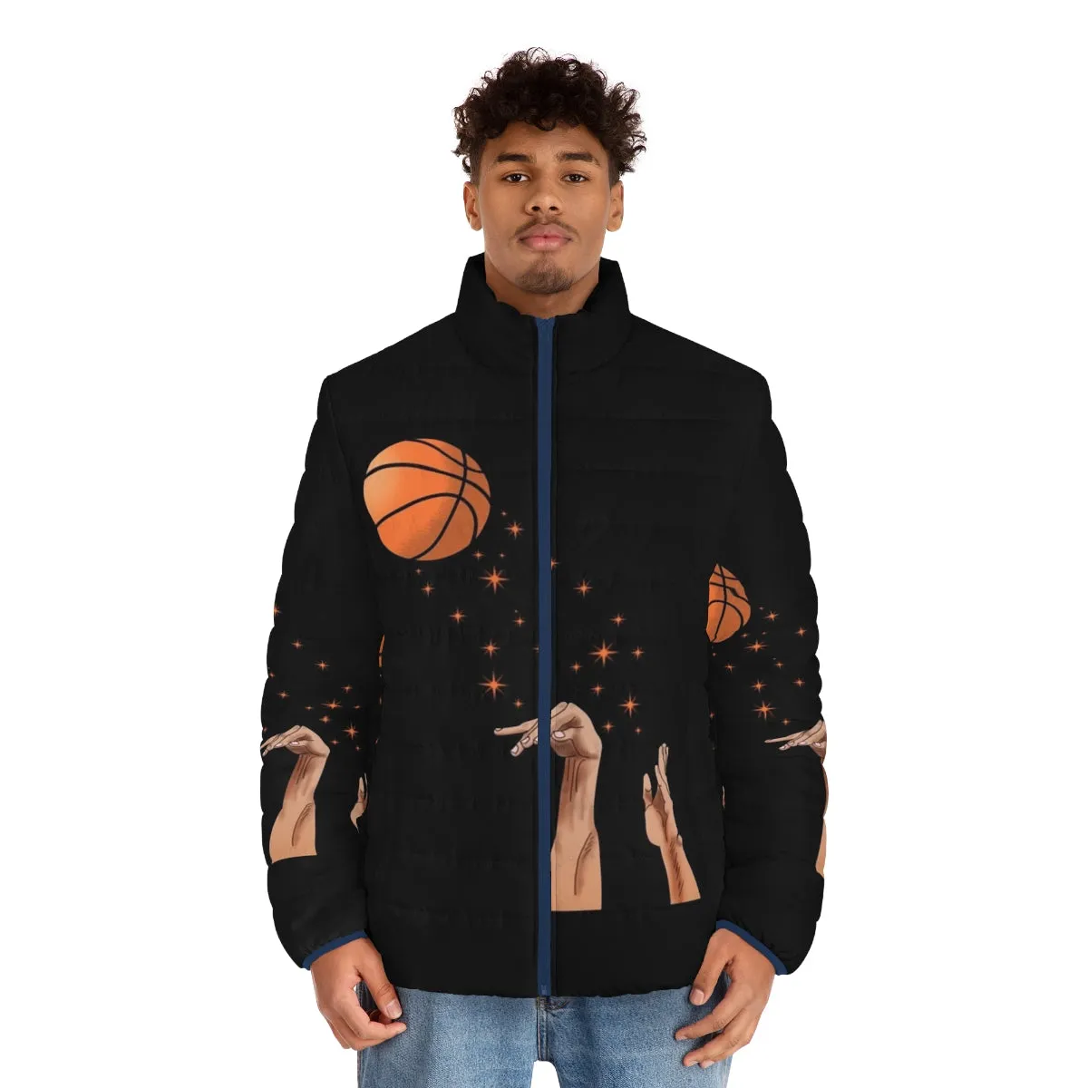 3 Point Puffer Jacket - Basketball Fan Apparel for Sports Enthusiasts