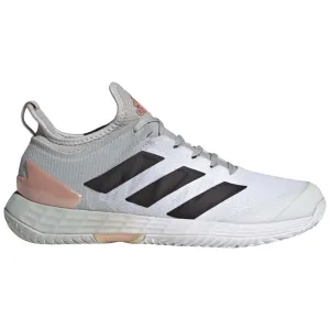 adidas Adizero Ubersonic 4 Tennis Shoes (Ladies) - Grey Two/Core Black/Cloud White