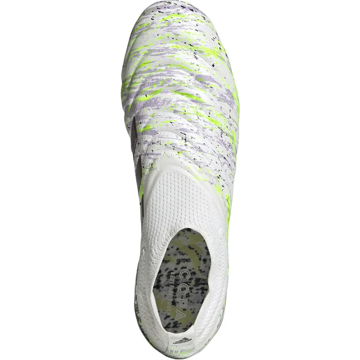 adidas Copa 20  FG - White/Core Black/Signal Green