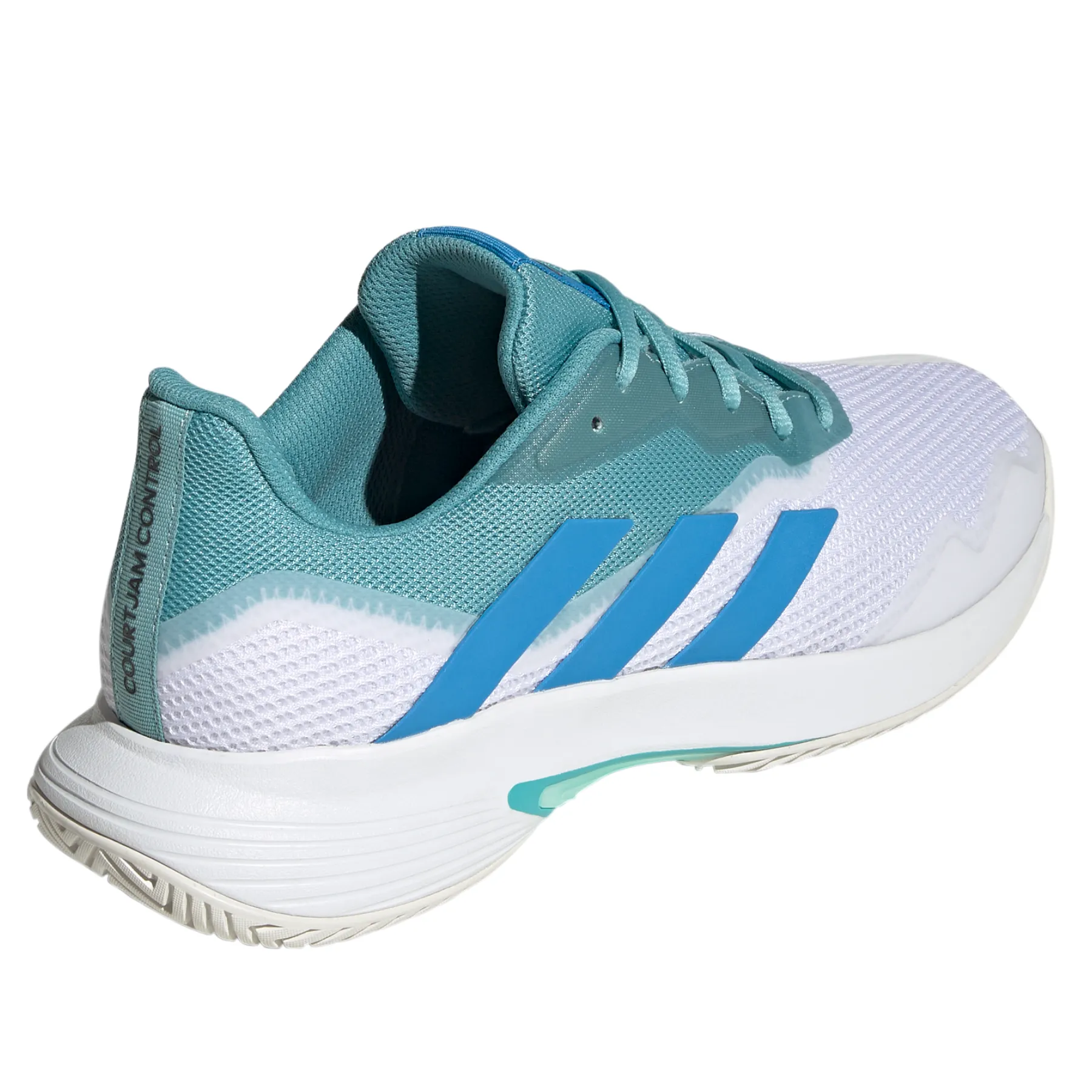 Adidas Court Jam Control Men Tennis Shoes - Mint Ton/Pulse Blue/Cloud White