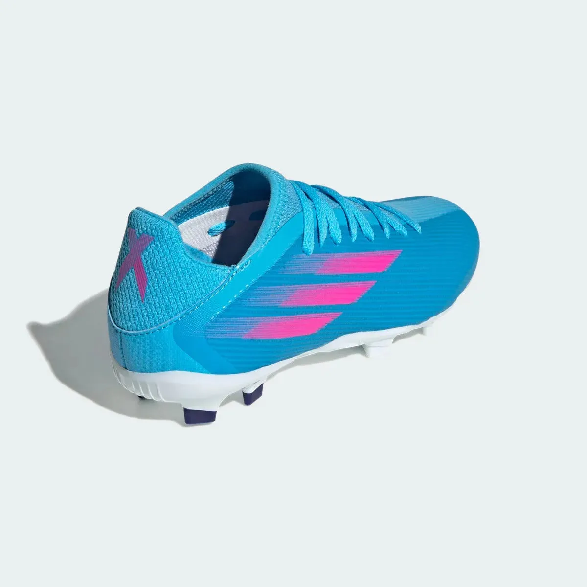 Adidas JR X Speedflow .3 FG - Sky Rush-Shock Pink