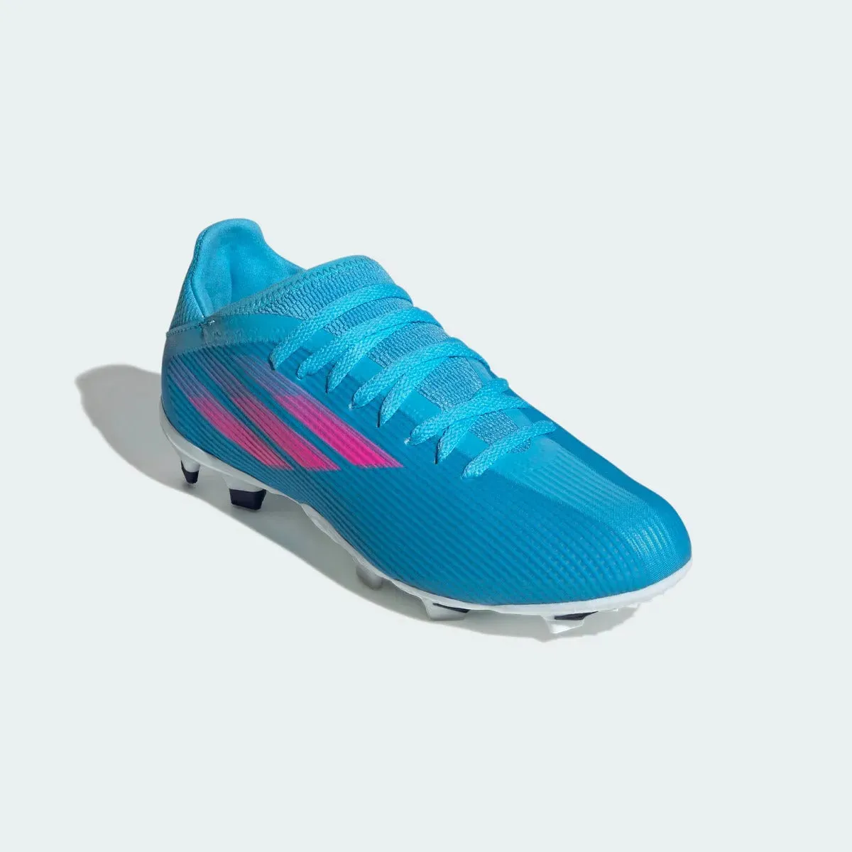 Adidas JR X Speedflow .3 FG - Sky Rush-Shock Pink