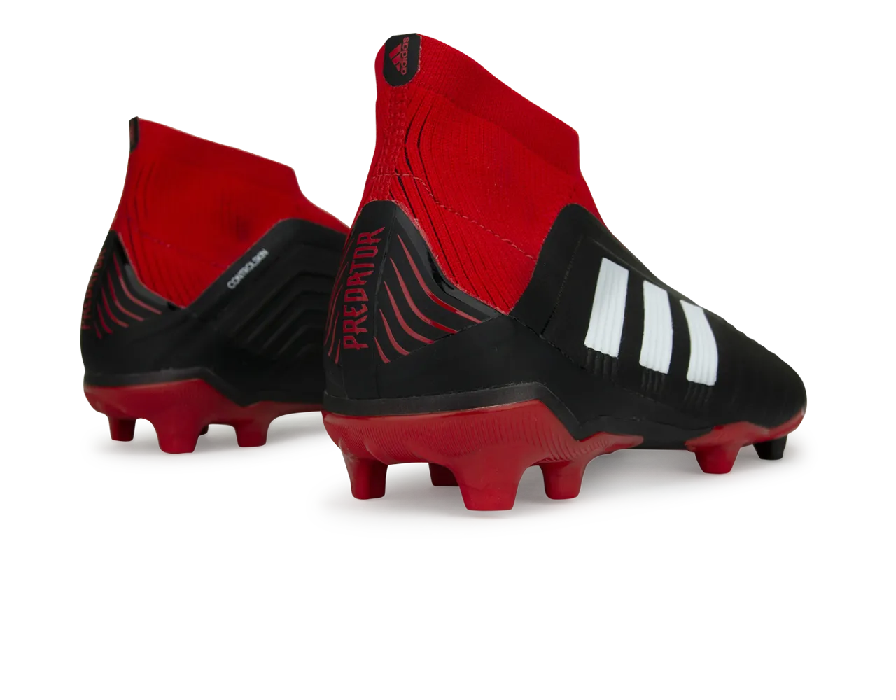 adidas Kids Predator 18  FG Core Black/White