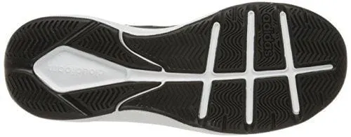 adidas Men's Cloudfoam Ilation Mid Basketball Shoes, Black/Matte Silver/White, ((8 W US)