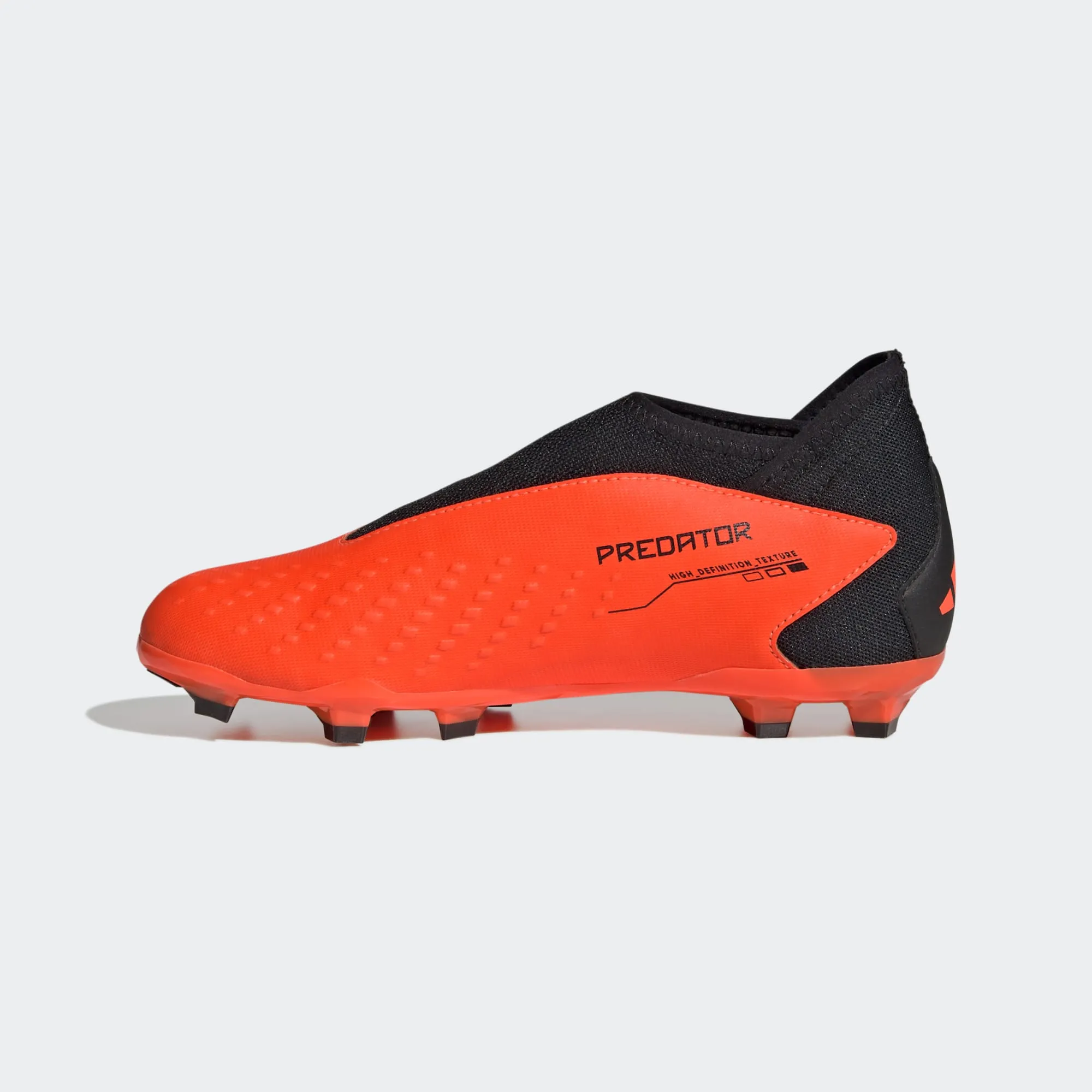 adidas Predator Accuracy.3 Laceless FG Youth Soccer Cleats GW4607 Solar Orange/Black