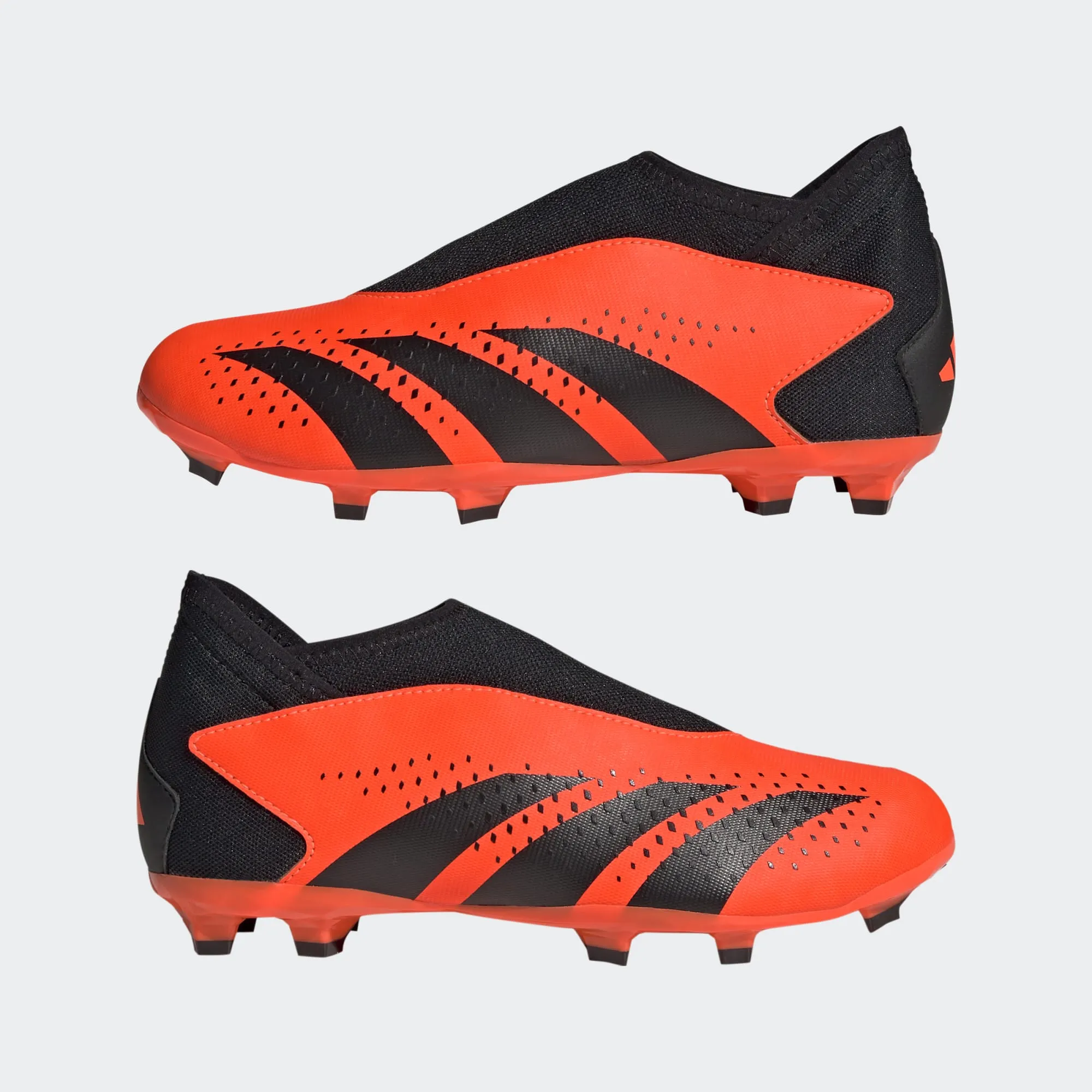 adidas Predator Accuracy.3 Laceless FG Youth Soccer Cleats GW4607 Solar Orange/Black