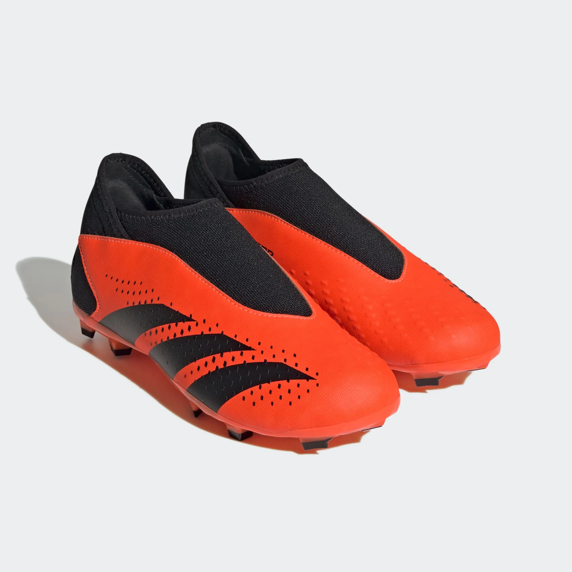 adidas Predator Accuracy.3 Laceless FG Youth Soccer Cleats GW4607 Solar Orange/Black