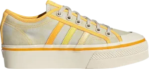 Adidas Wmns Nizza Platform 'Almost Yellow Orange Tint' Sneakers, Yellow