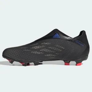 Adidas X Speedflow .3 Laceless FG - Black-Sonic Ink