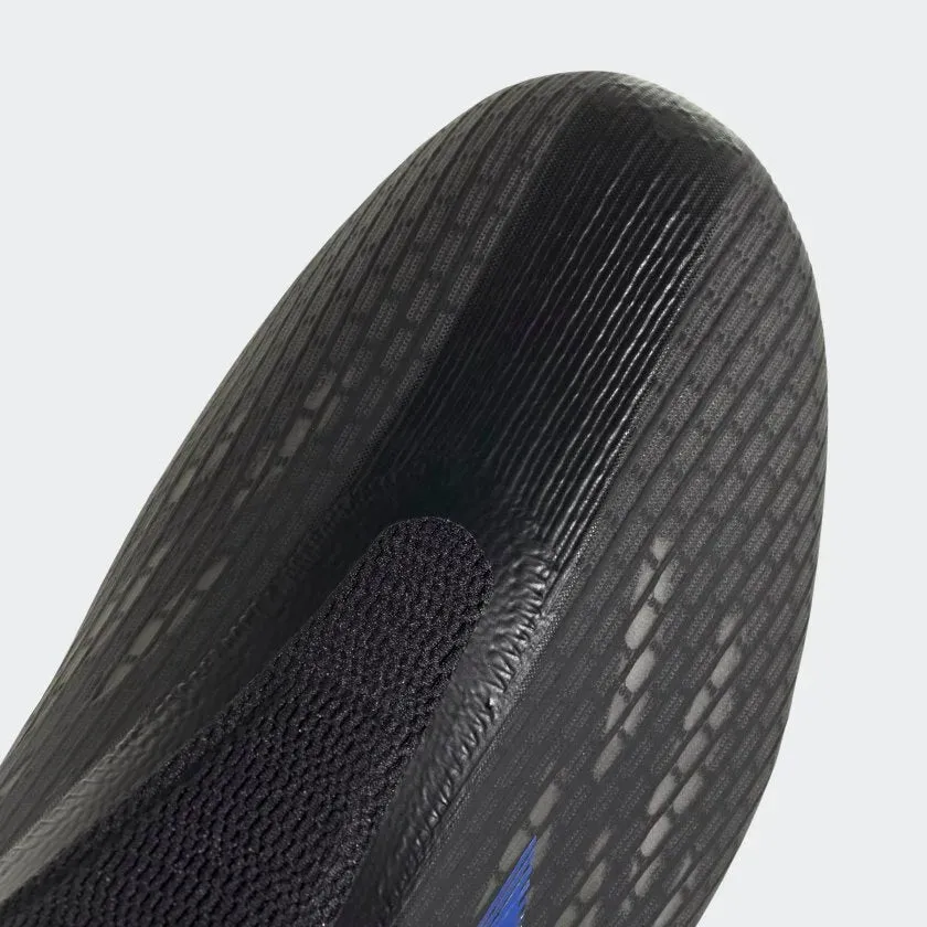 Adidas X Speedflow .3 Laceless FG - Black-Sonic Ink