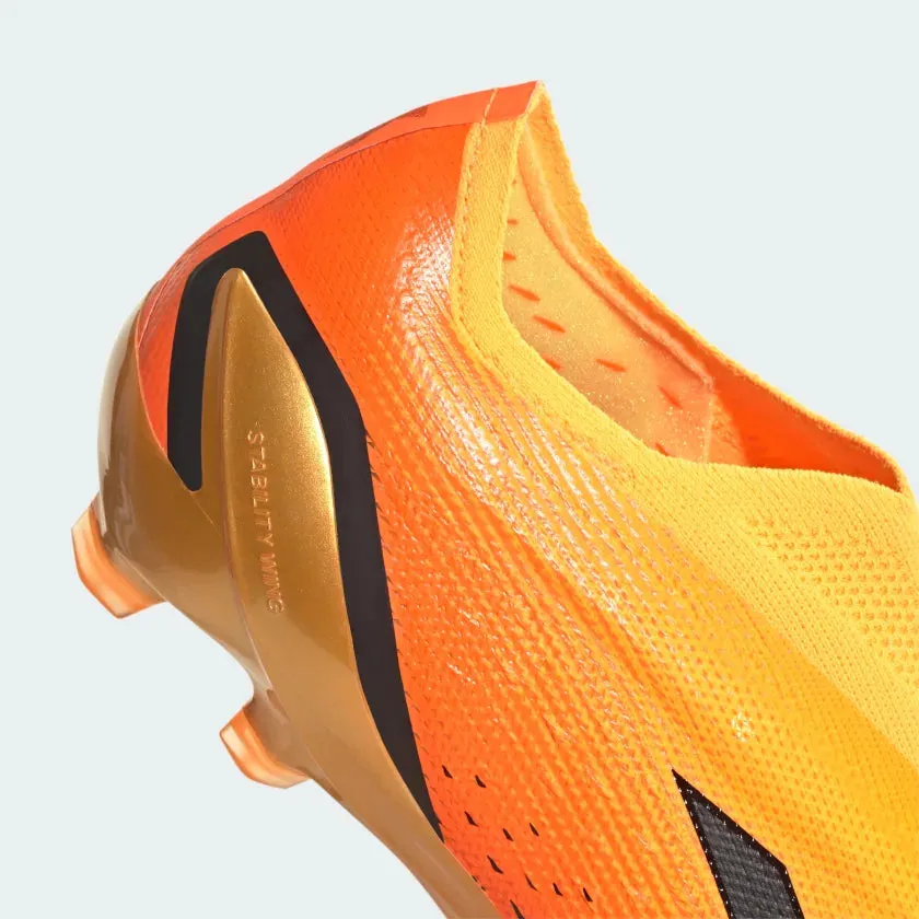 adidas X Speedportal  FG Firm Ground Soccer Cleats- Solar Gold / Core Black / Team Solar Orange