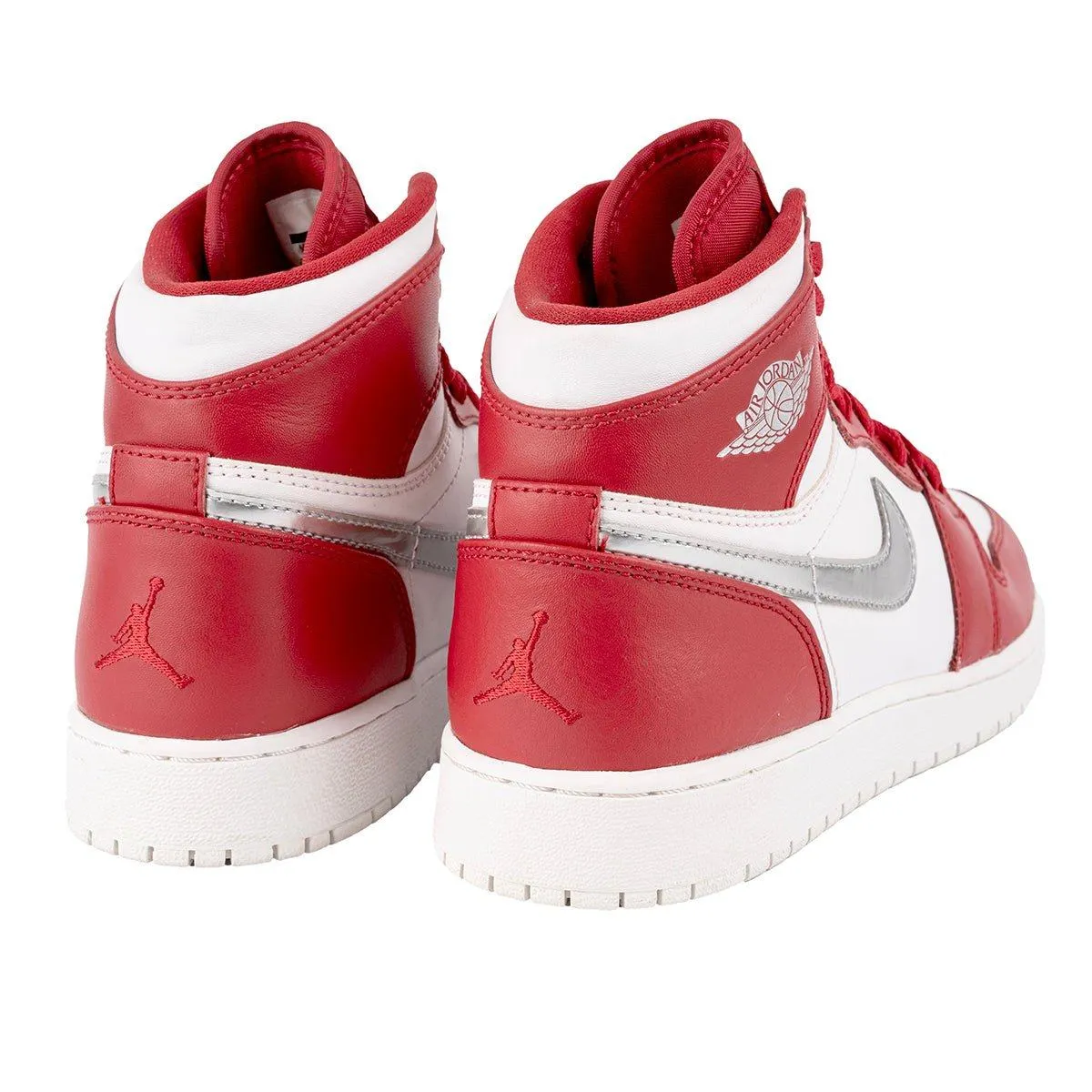 Air Jordan 1 Retro High-Top Sneakers Fabric Red Colour For Women