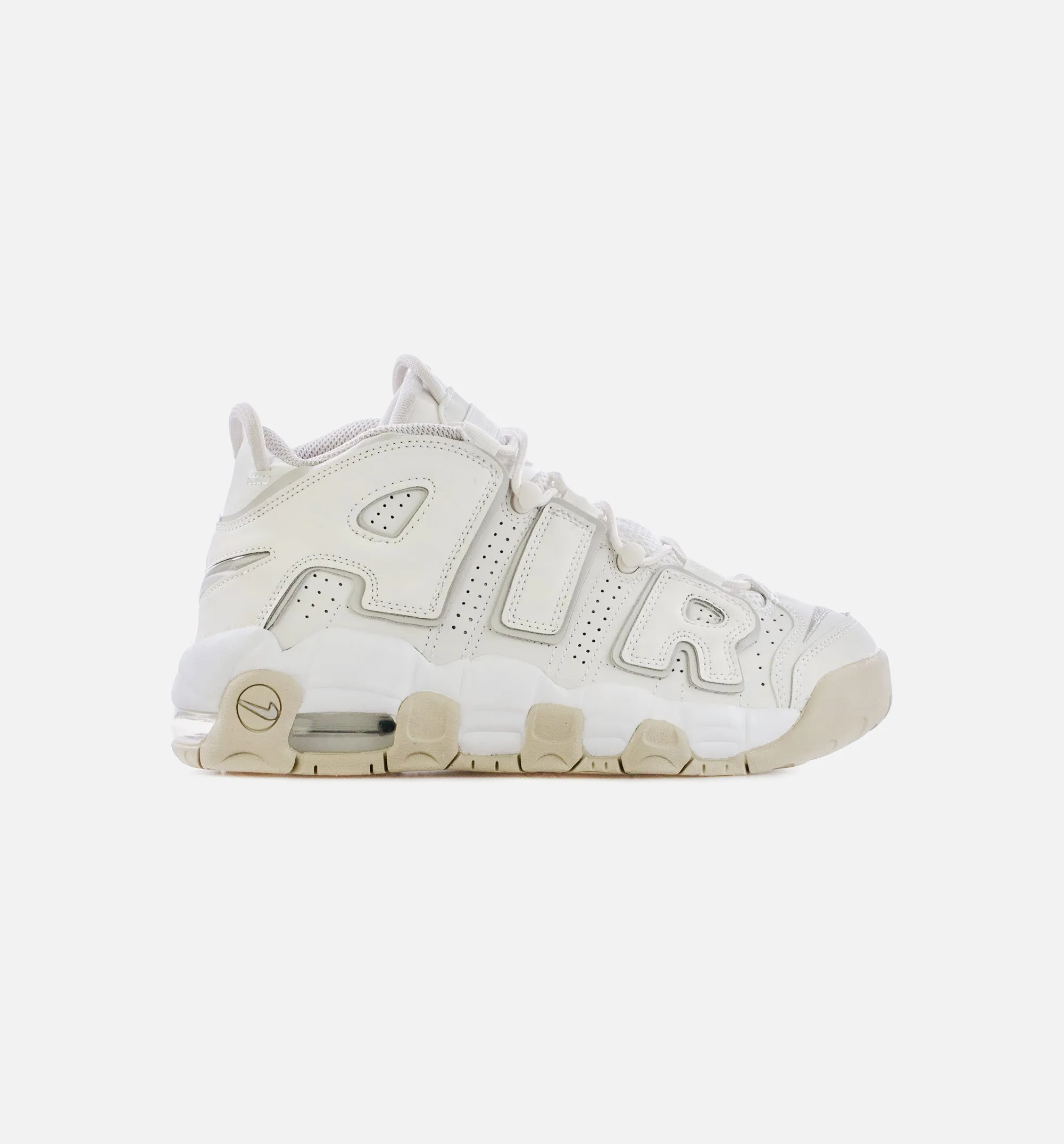 Air Uptempo 96 Phantom Grade School Lifestyle Shoe - Sail/White