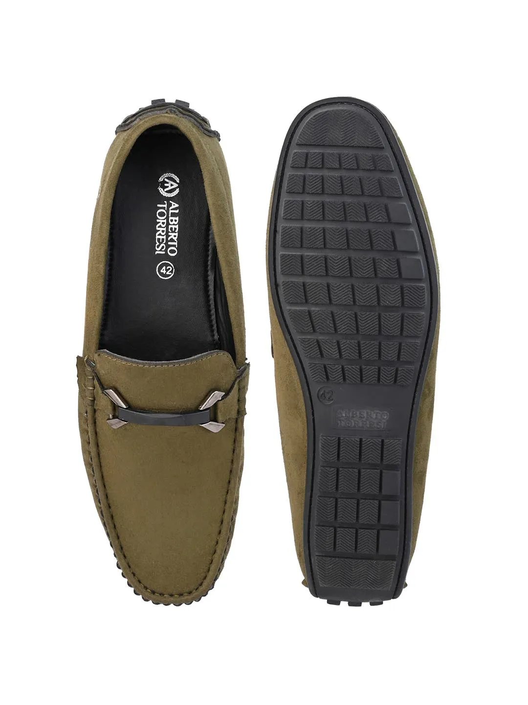 Alberto Torrresi Olive Sabar Slip-On loafer