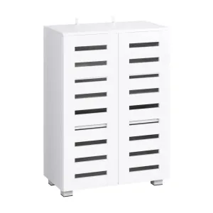 Artiss Shoe Rack Storage Cabinet 20 Pairs 5-tier White Alster