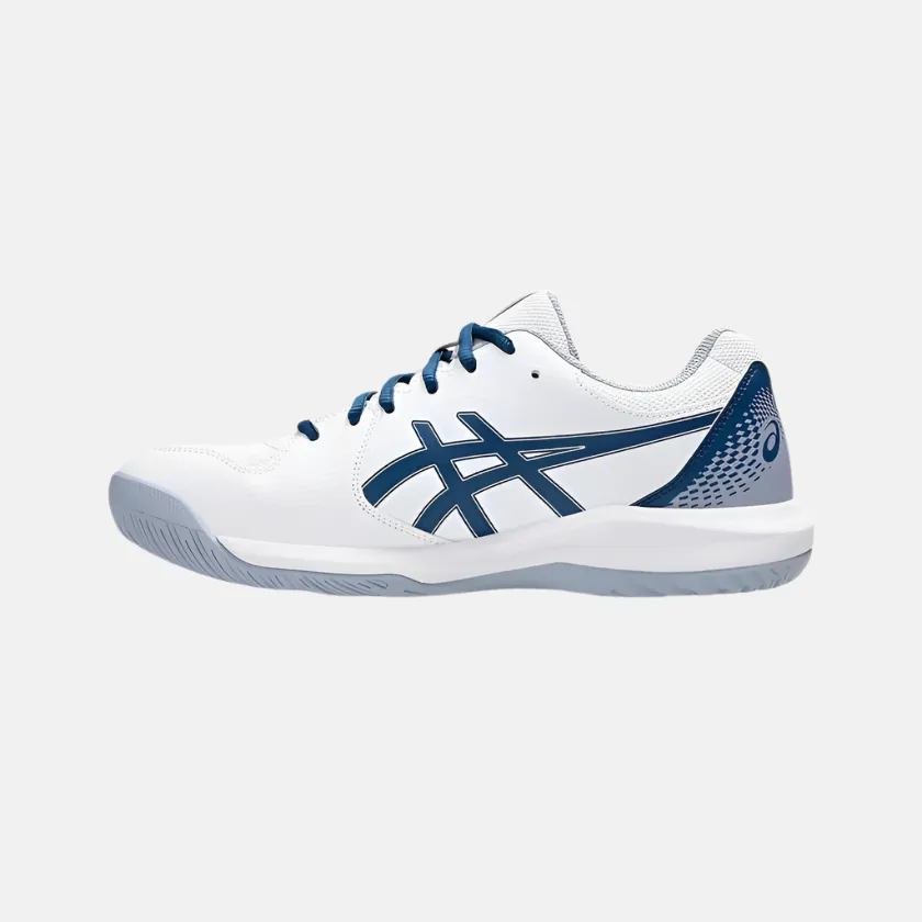 Asics GEL-DEDICATE 8 Men's Tennis Shoes -White/Mako Blue