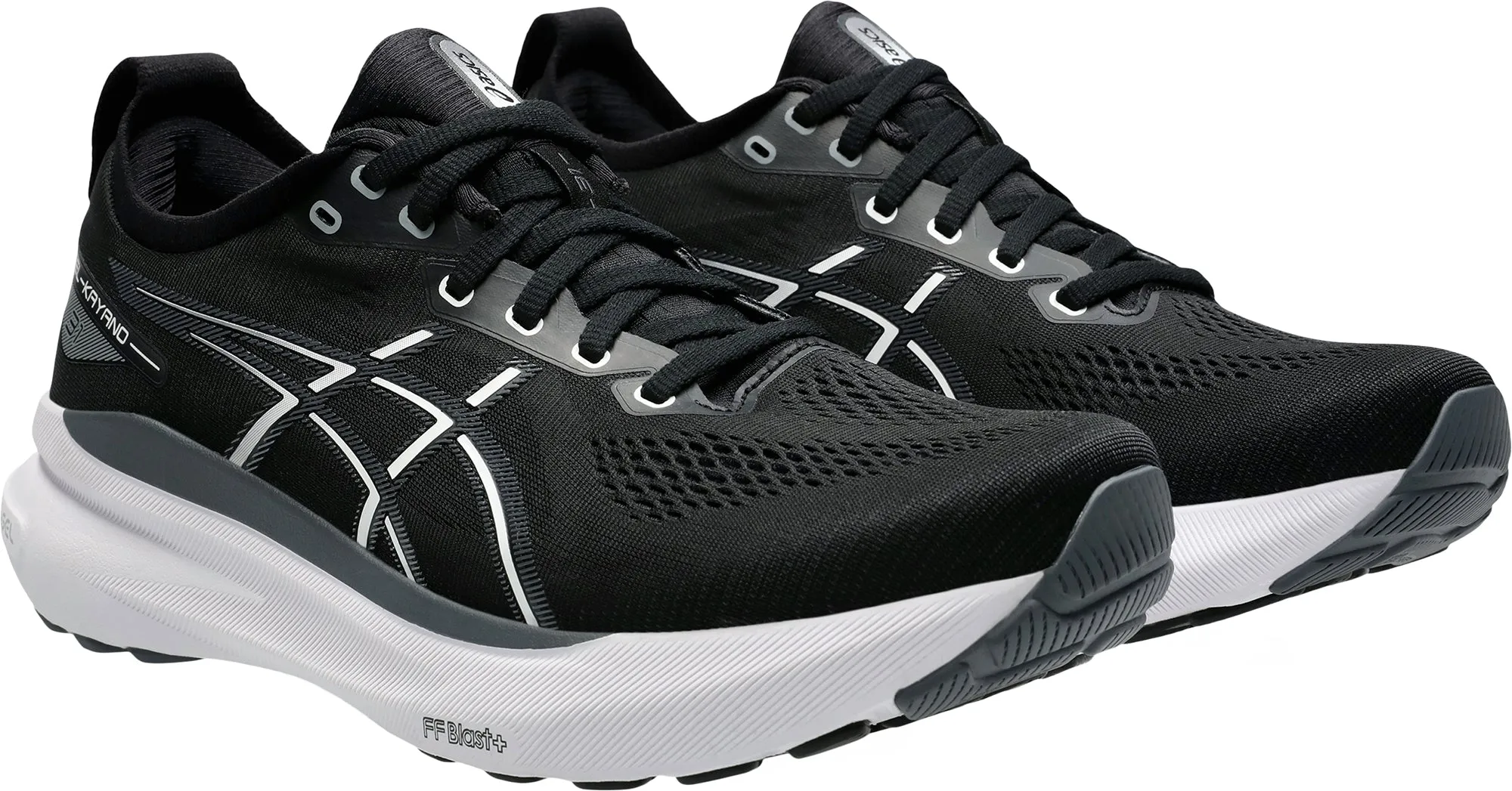 Asics Gel Kayano 31 WIDE FIT (2E) Mens Running Shoes - Black