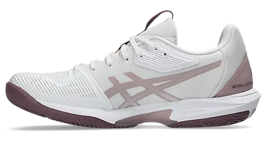 Asics Solution Speed FF 3 Women's Tennis Shoe White/Dusty Mauve