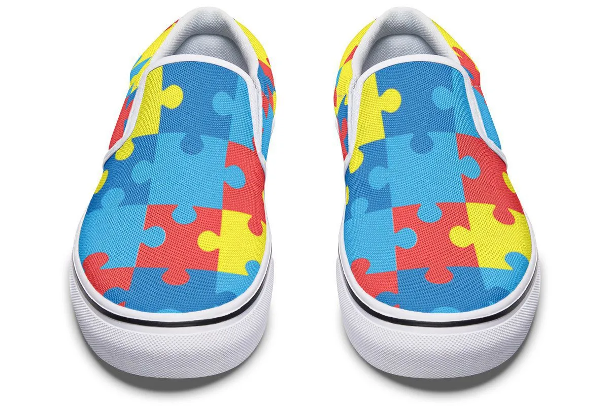 Autism Awareness Slip-On Shoes