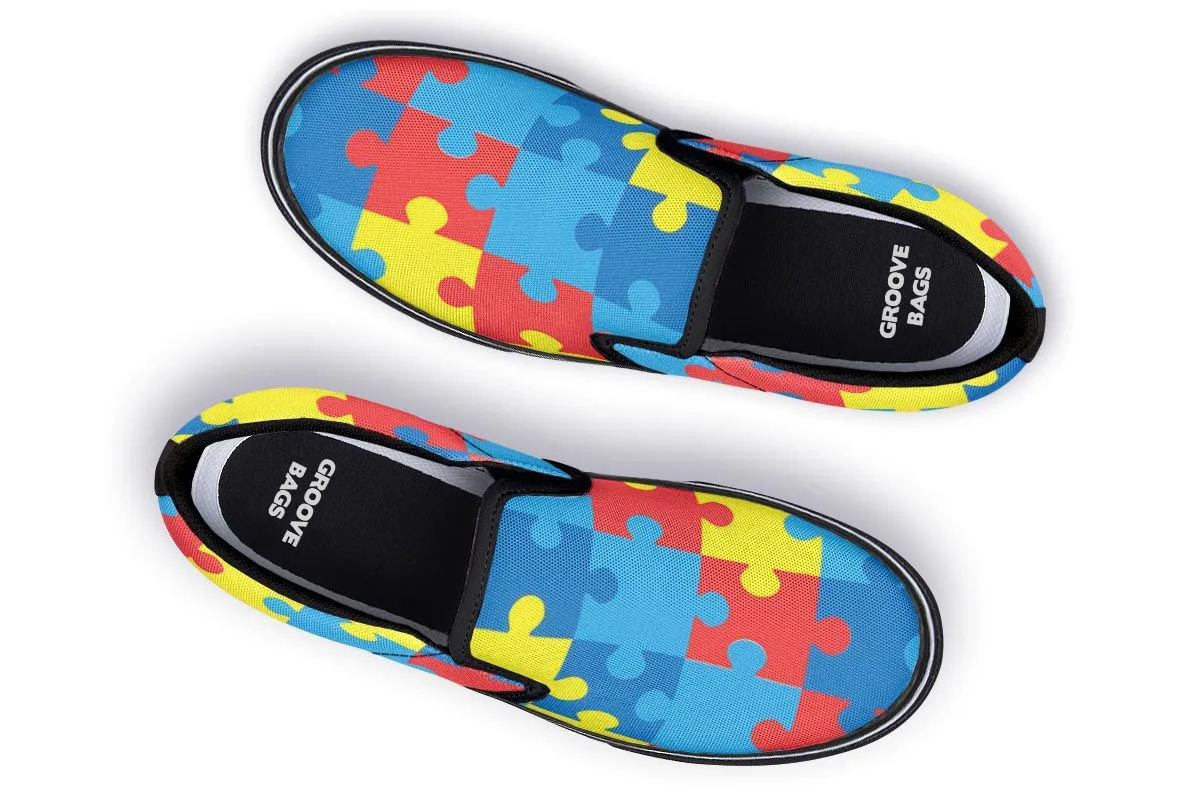 Autism Awareness Slip-On Shoes