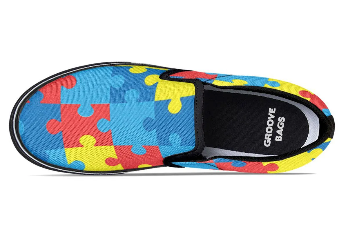 Autism Awareness Slip-On Shoes