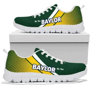 Baylor Sic 'Em Basketball Fan Breathable Mesh Fabric Running Shoes