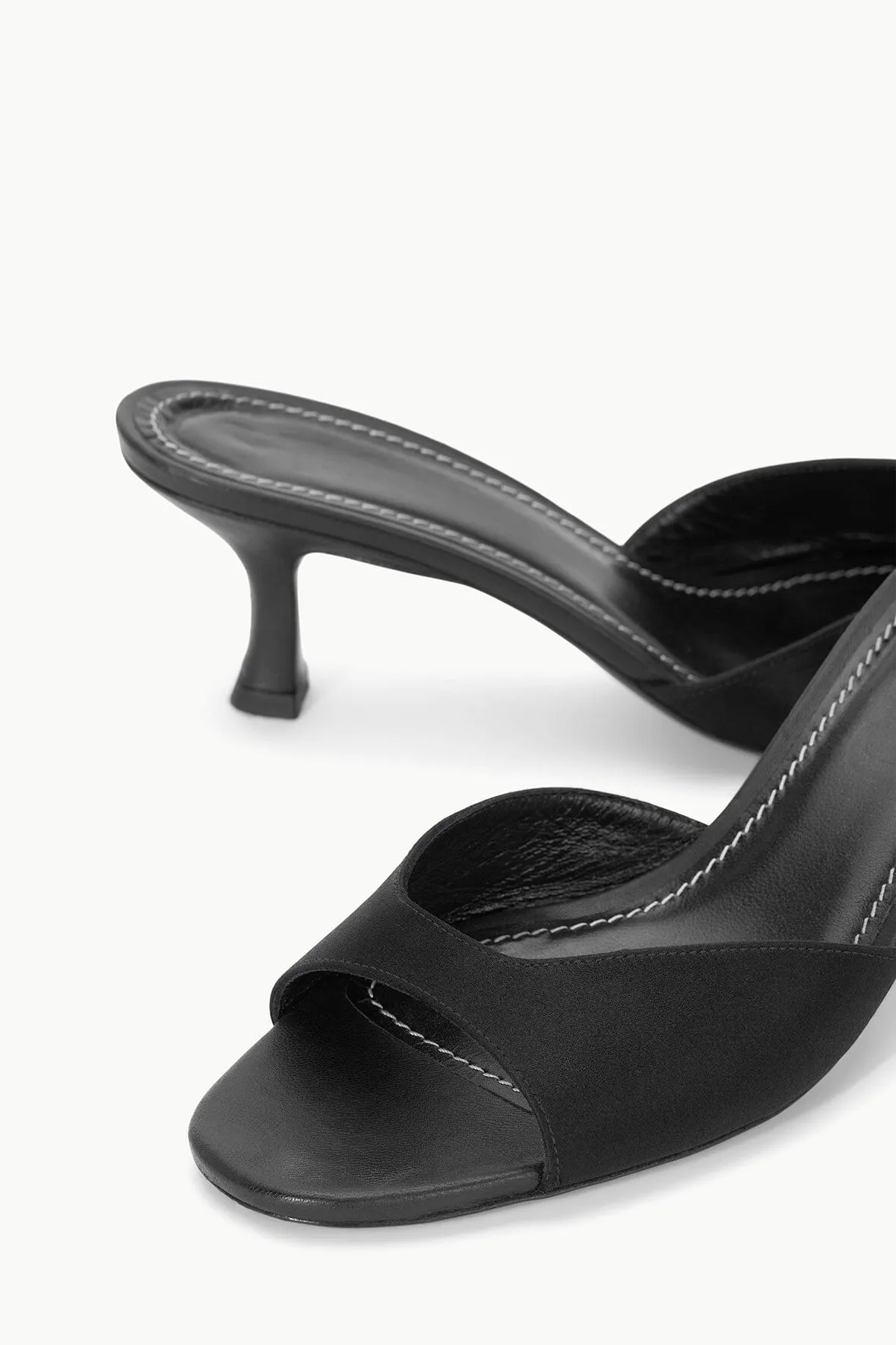 BRIGITTE MULE | BLACK SATIN