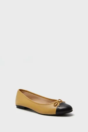 Camille Cap Toe Leather Flats