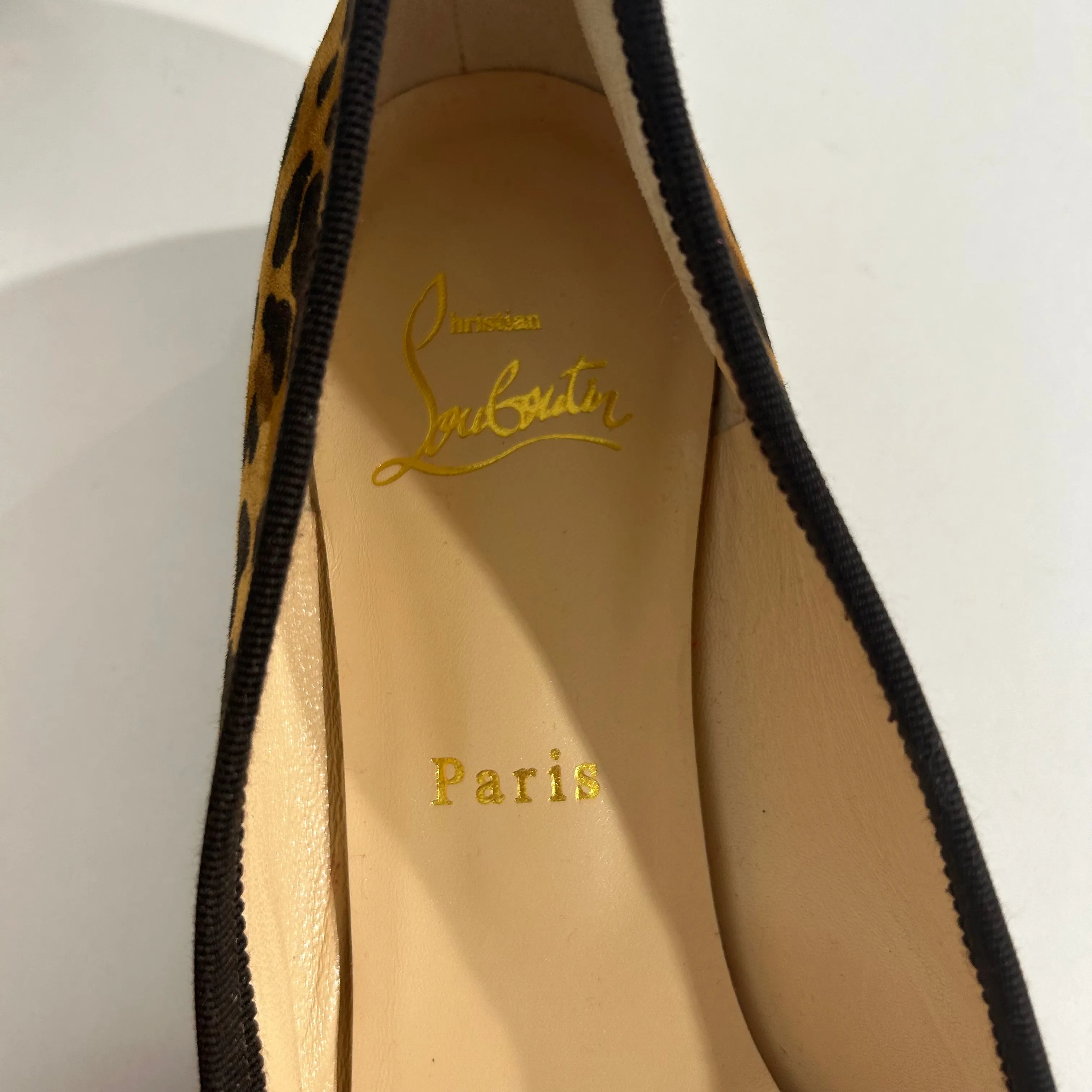 Christian Louboutin Leopard Ballet Flats size 41