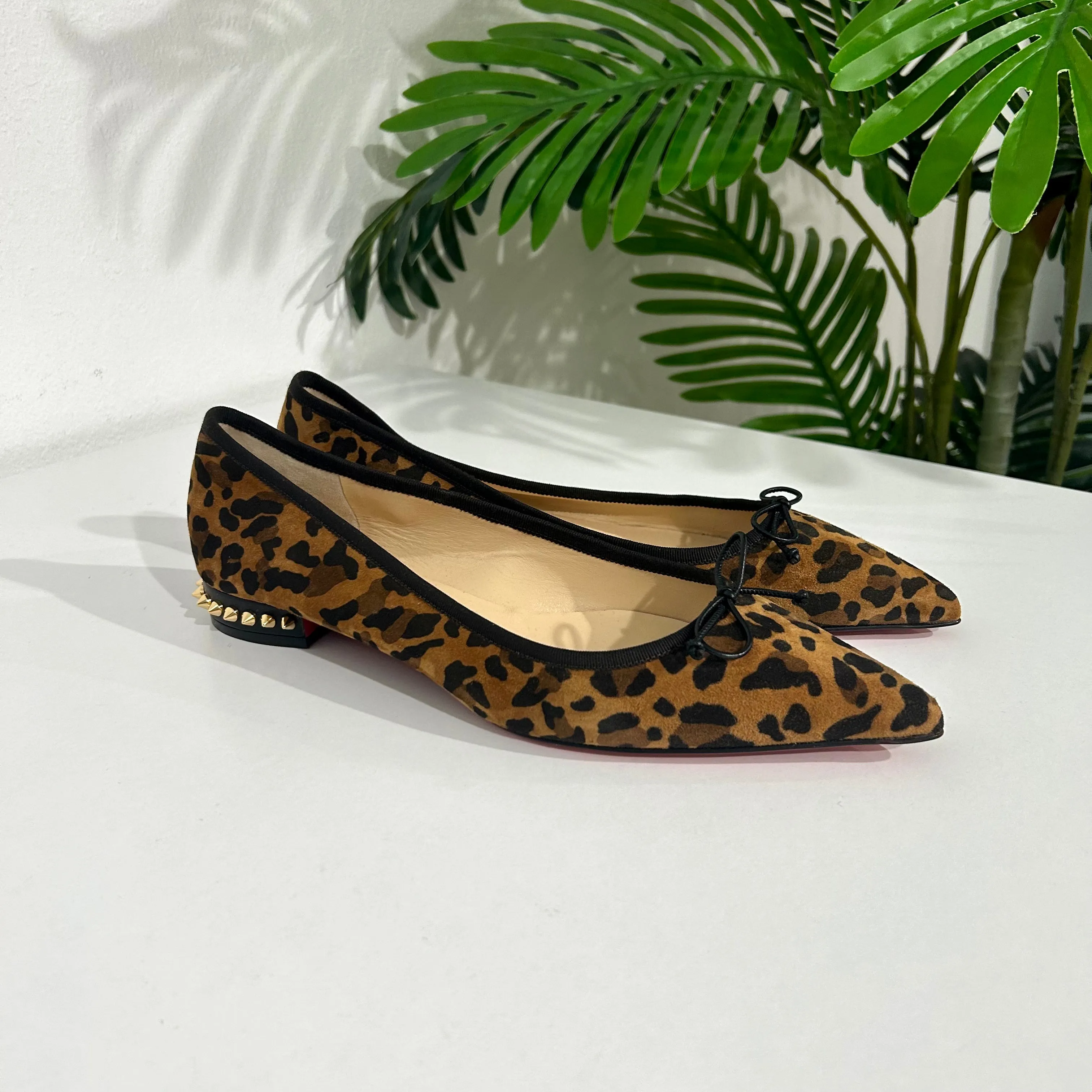 Christian Louboutin Leopard Ballet Flats size 41