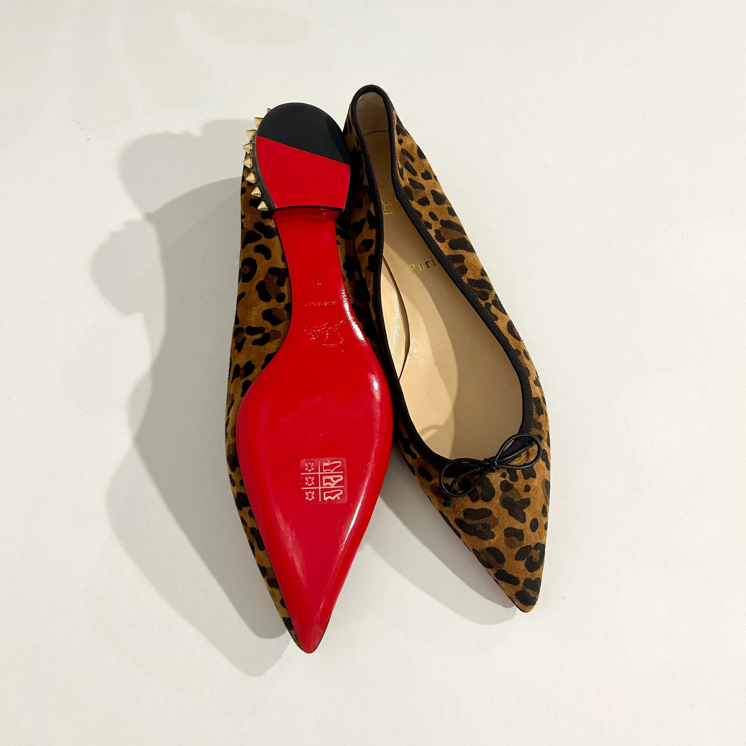 Christian Louboutin Leopard Ballet Flats size 41