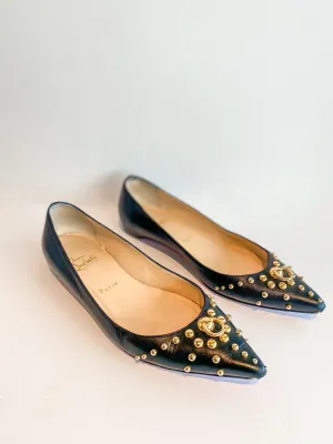 Christian Louboutin Studded Ballet Flats