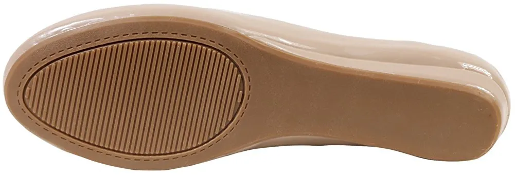 City Classified by Soda Women's Edwin Round Toe Ballet Flats