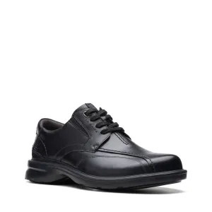 Clarks Men's Gessler Lace - Black Leather