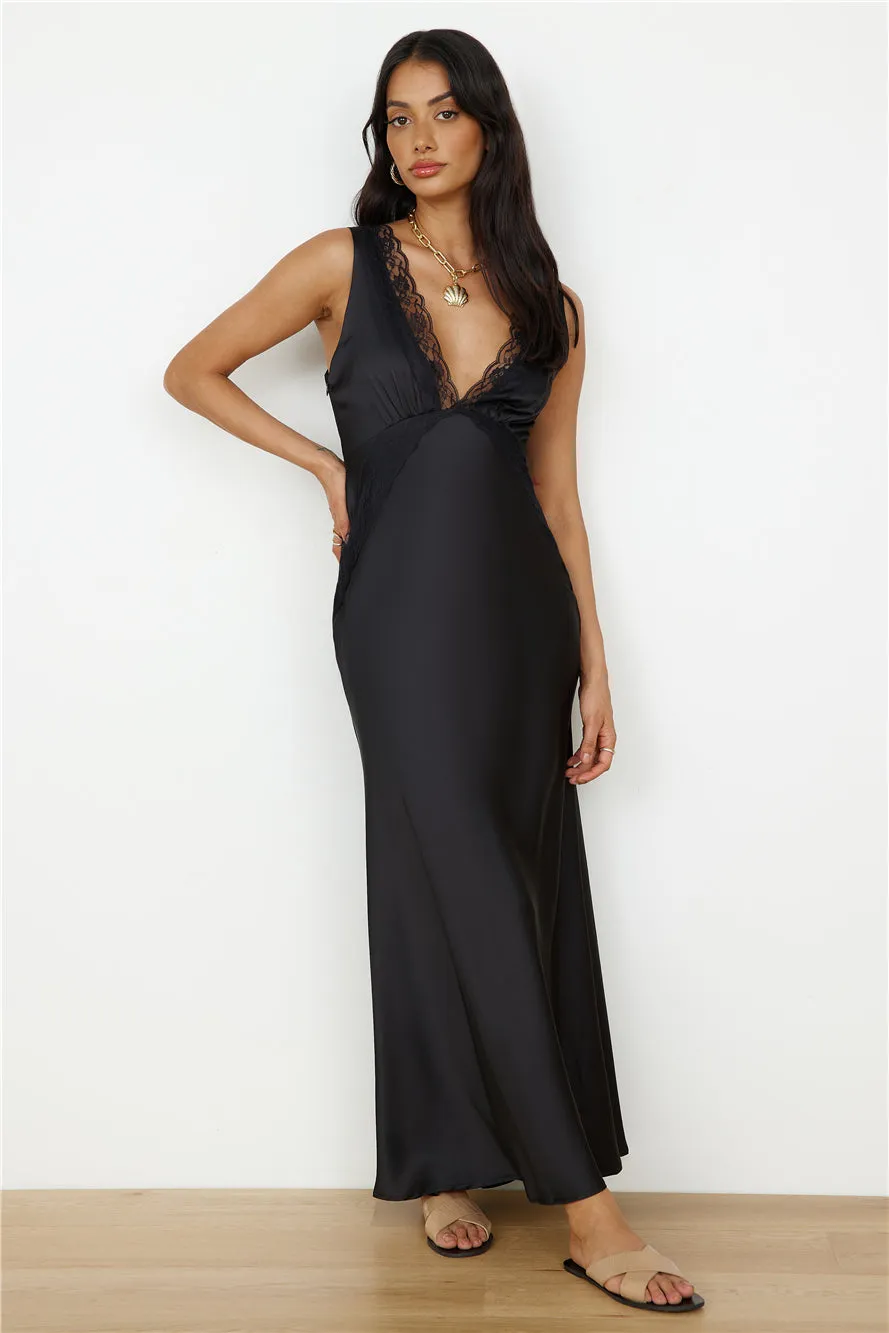 Dreaming Desire Maxi Dress Black