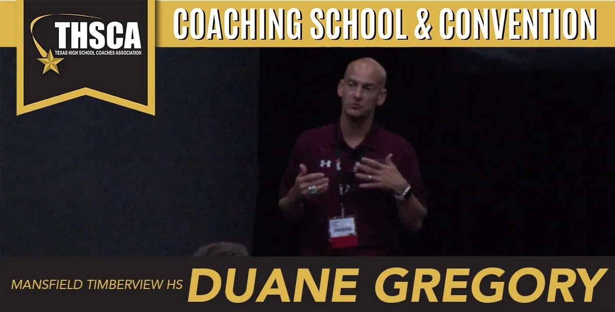 Duane Gregory, Mansfield Timberview HS: Timberview Truths � It�s The Little Stuff (Transition Game/Handling Pressure/Chemistry)