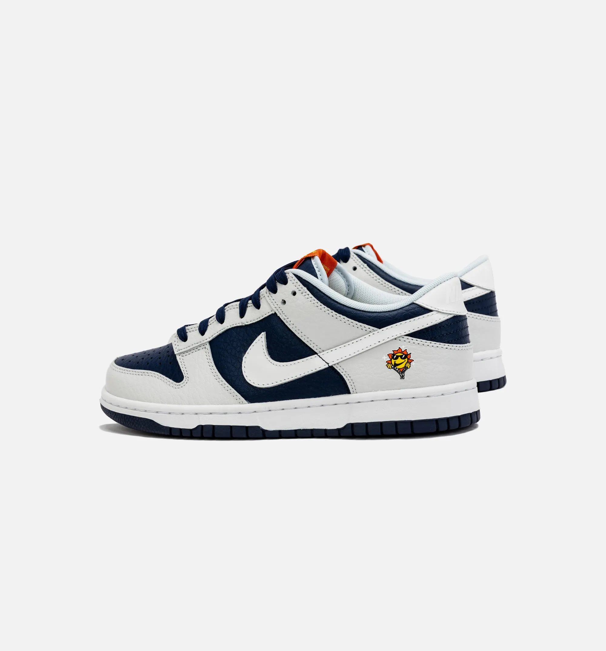 Dunk Low Photon Dust Midnight Navy Grade School Lifestyle Shoe - Grey/Navy