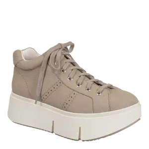 ESSEX in GREIGE Platform High Top Sneakers