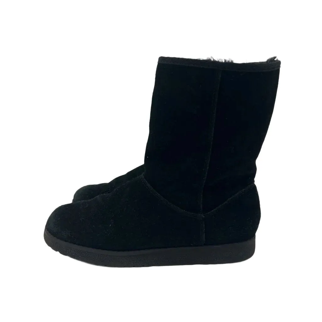 Fleece Lined Slip On Boots