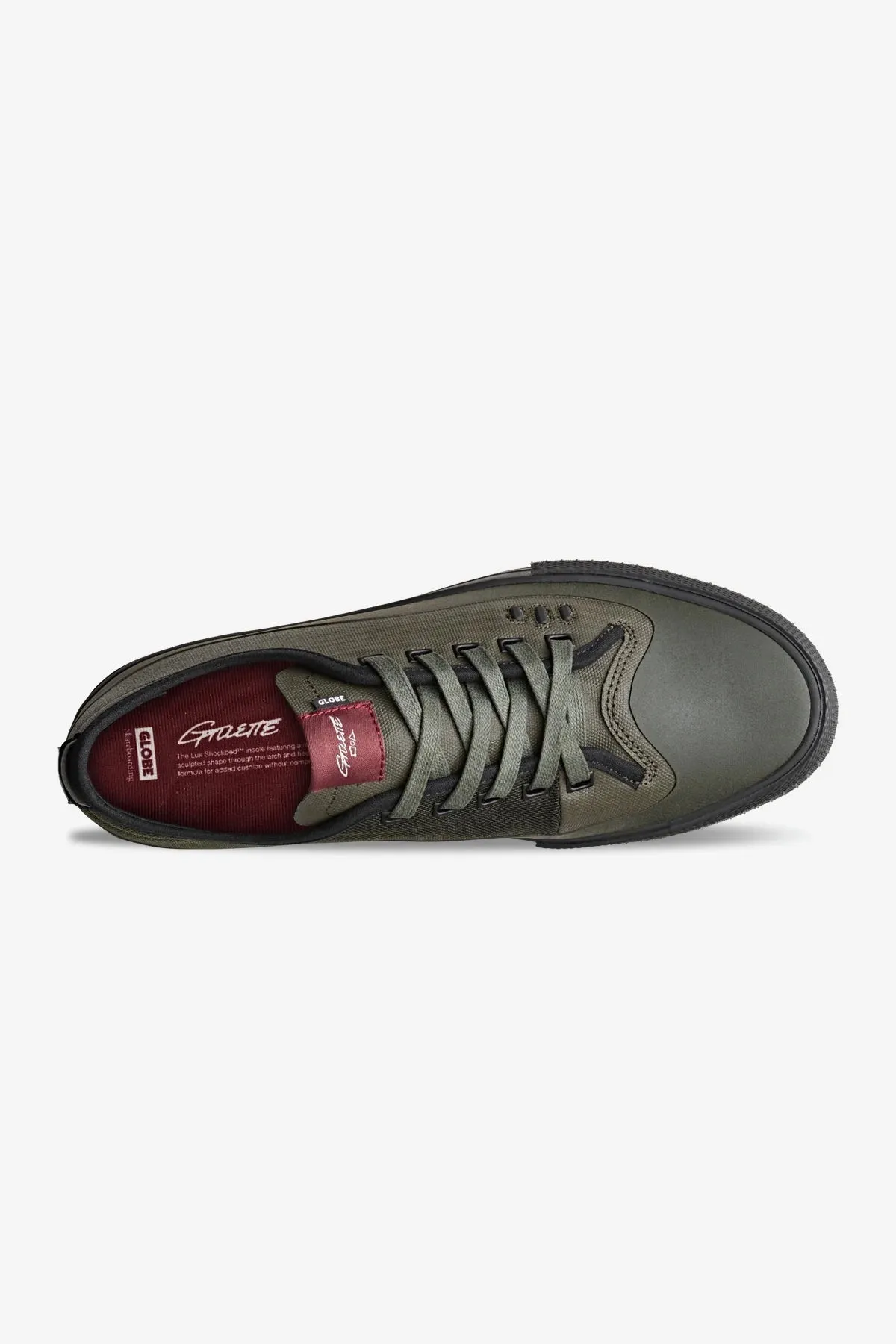 GLOBE Gillette Shoes Dark Olive/Black