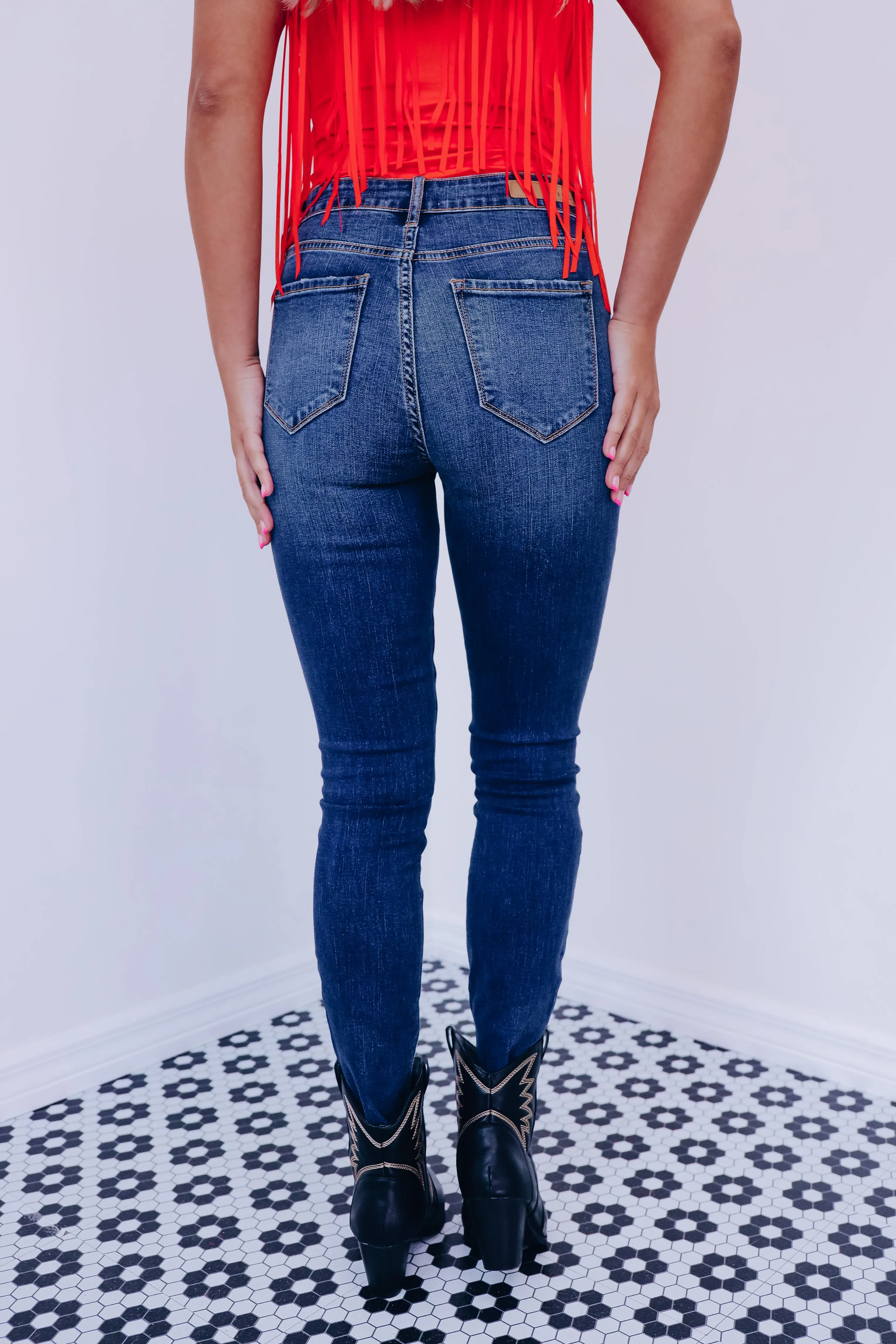 Halle High-Rise Crop Jeans