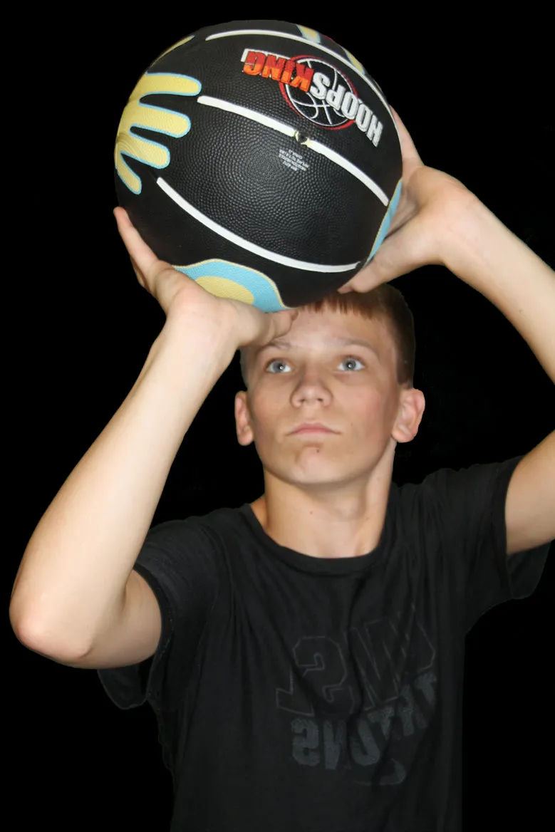 Hands on Shooter Basketball w- Hand Placement