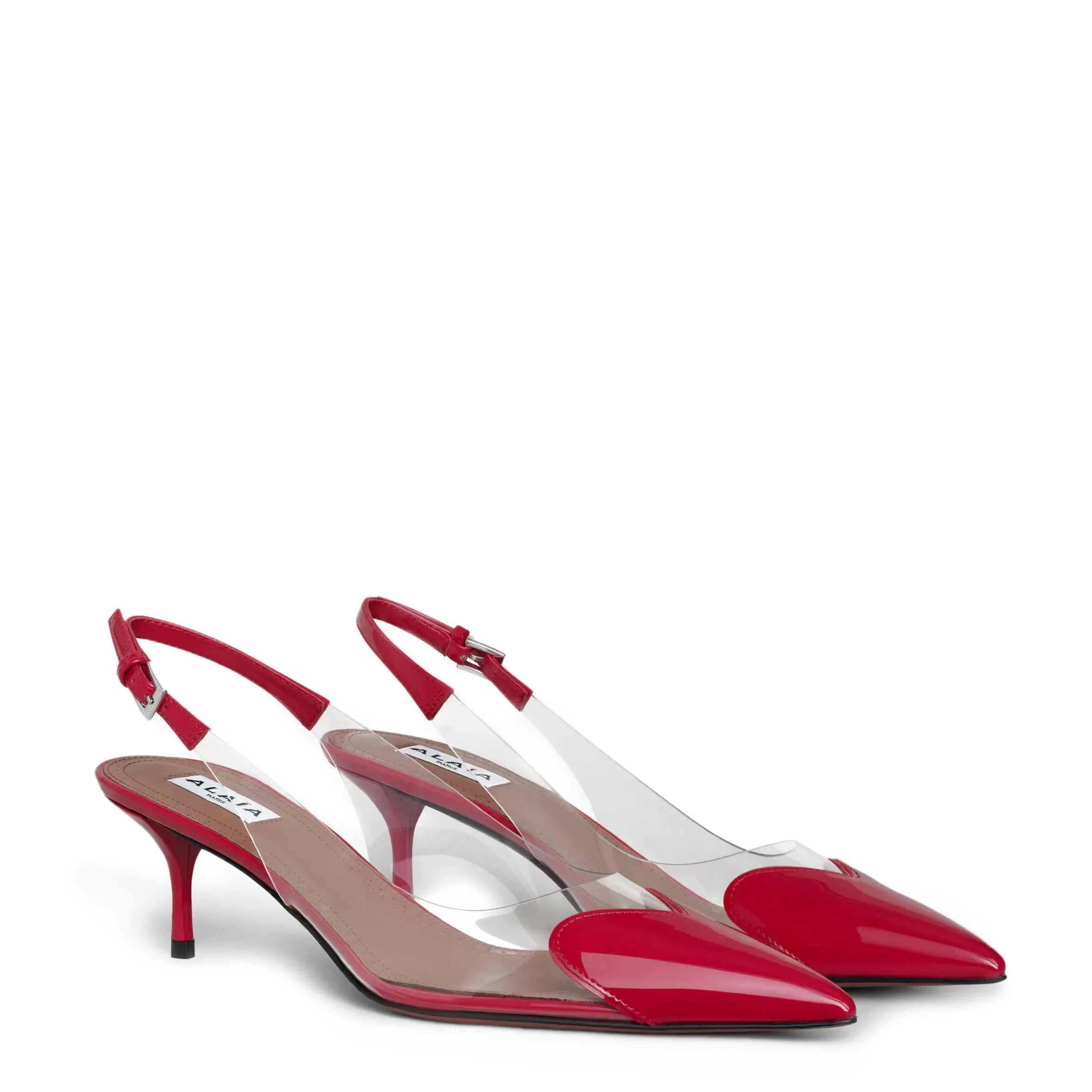 Heart 55 Slingback, Red