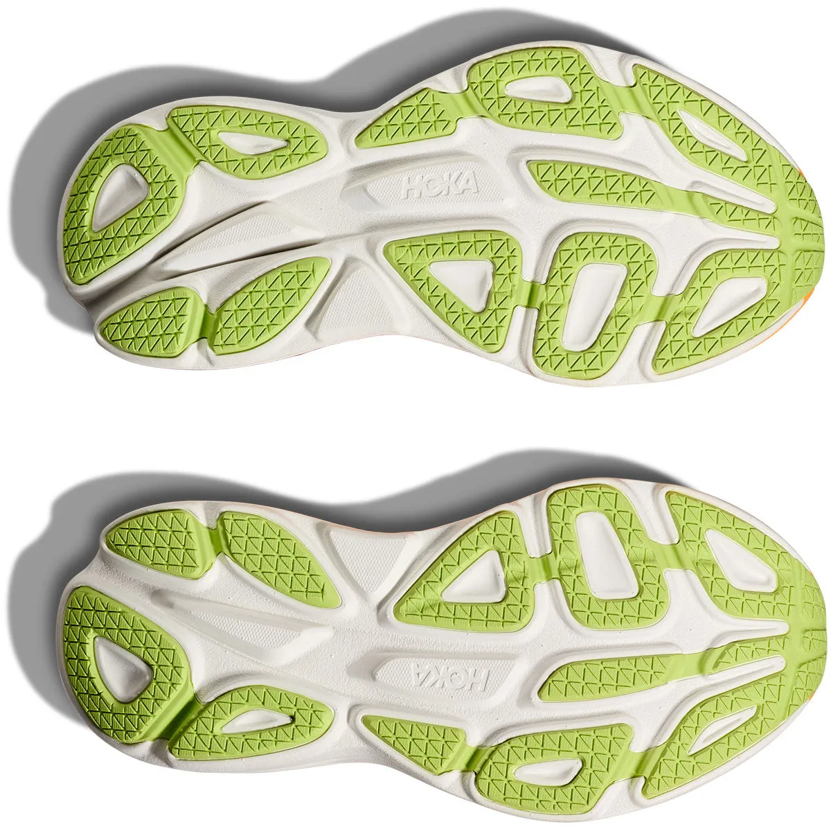 Hoka Bondi 8 Running Shoes - Womens - Solar Flare/Lettuce