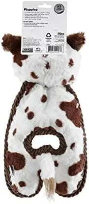 Hound Cuddle Tugs Cow Plush Squeaky Dog Toy