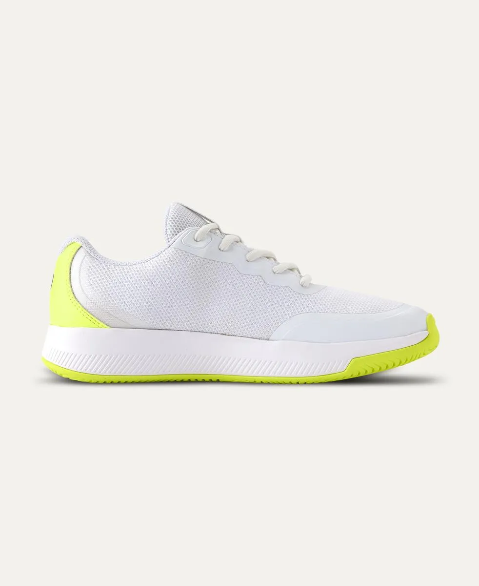 Intrigue Lite Women's Tennis Shoe - White, Safety Yellow, Navy Blazer