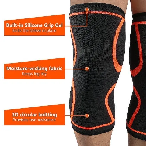 Knee Brace - Compression Sleeve ~ Lift and Rise Stabilizer Support!