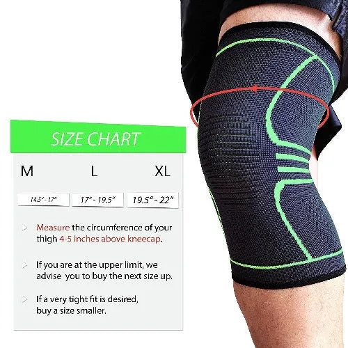 Knee Brace - Compression Sleeve ~ Lift and Rise Stabilizer Support!